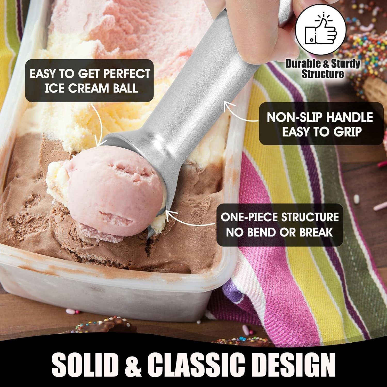 7-inch-ice-cream-scoop-one-piece-nonstick-aluminum-ice-cream-scooper-professional-metal-ice-cream-spoon-durable-easy-to-use-clean-lightweight-cookie-spoon-scoop-ice-cream-sliver
