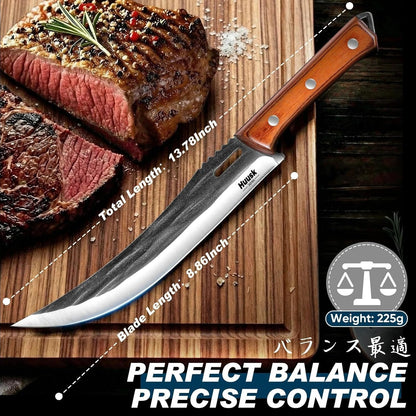 Japanese High Carbon Steel Carving Knife with Ergonomic Handle6