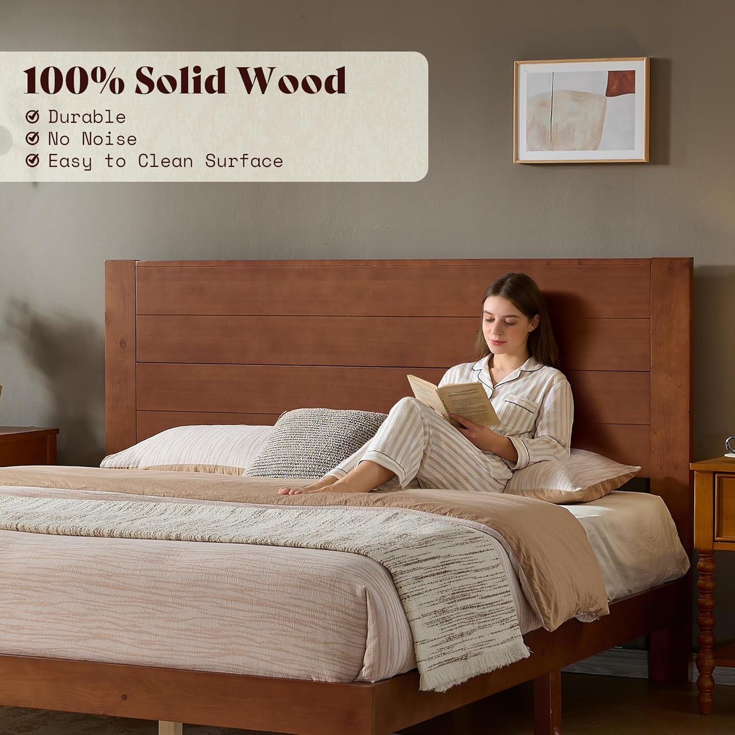 king-size-solid-wood-platform-bed-with-mid-century-style-brown