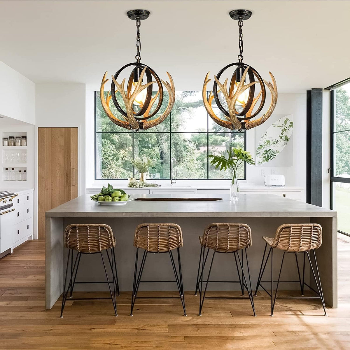rustic-antler-chandelier-with-resin-4-antlers-for-dining-room