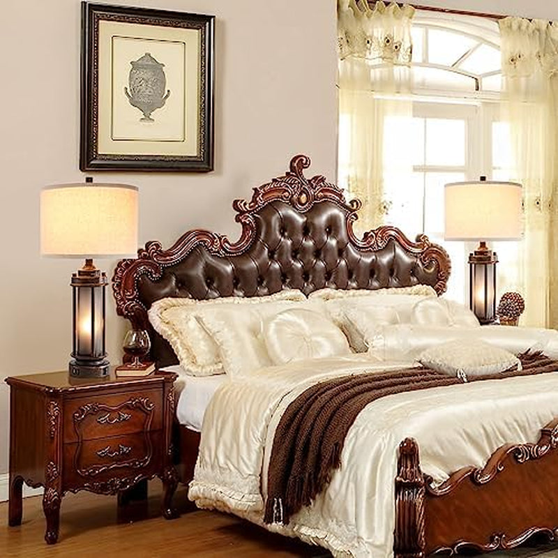new-same-matching-floor-lamp-65-floor-lamp-25-table-lamp-farmhouse-nightstand-lamp-with-frosted-glass-nightlight-linen-fabric-shade-for-living-room-bedroom-entryway-office-bulb-included