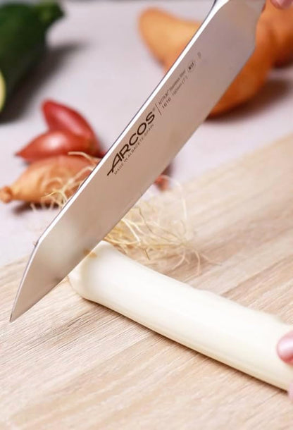 Forged Rocking Santoku Knife 7 Inch Stainless Steel. Japanese Sharp Kitchen Knife for Fish, Meat and Vegetables. Ergonomic Polyoxymethylene Handle and 190Mm Blade. Series Manhattan. Color Black9