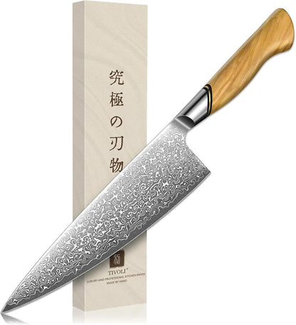 Damascus Chef Knife – Japanese VG10 Professional Kitchen Knife1