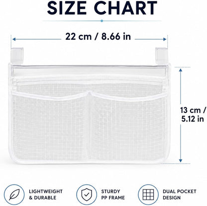 Refrigerator Door Organizer Set, Fridge Hanging Mesh Bag for Kitchen, Household Sundries Sorting Bag, Only for Small Objects Containers4