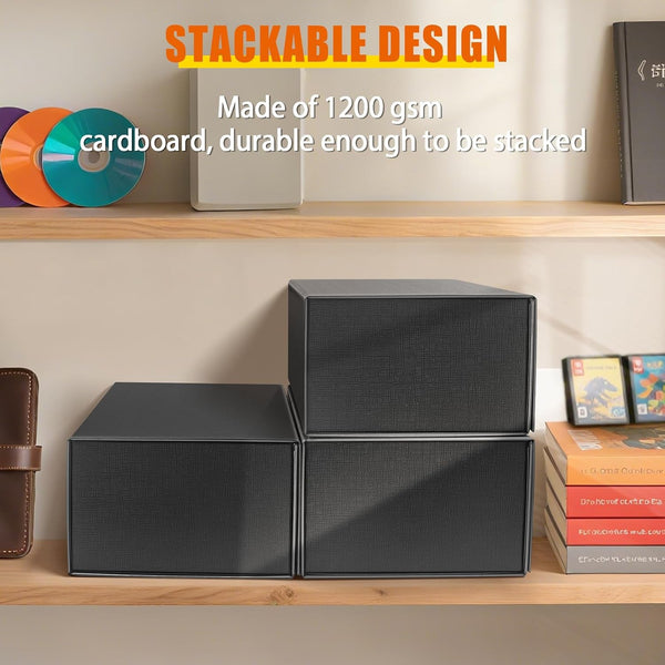 Video Game Holder, Game Disc Storage Box Compatible with Nintendo Switch Game Holder, Organize up to 28 Cases - Black 1 Pack4