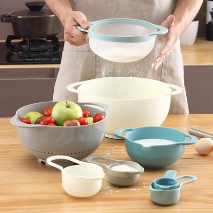 Plastic Mixing Bowls, Multicolored, Set of 8, Rv Camping Accessories5