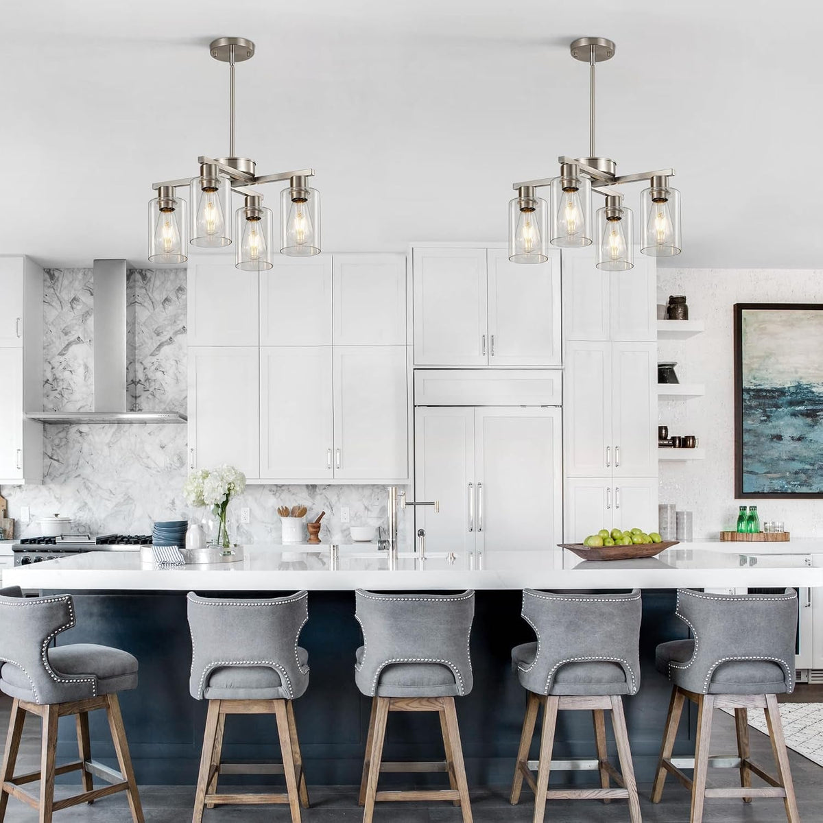 4-light-brushed-nickel-dining-room-chandelier-modern-glass-pendant-light
