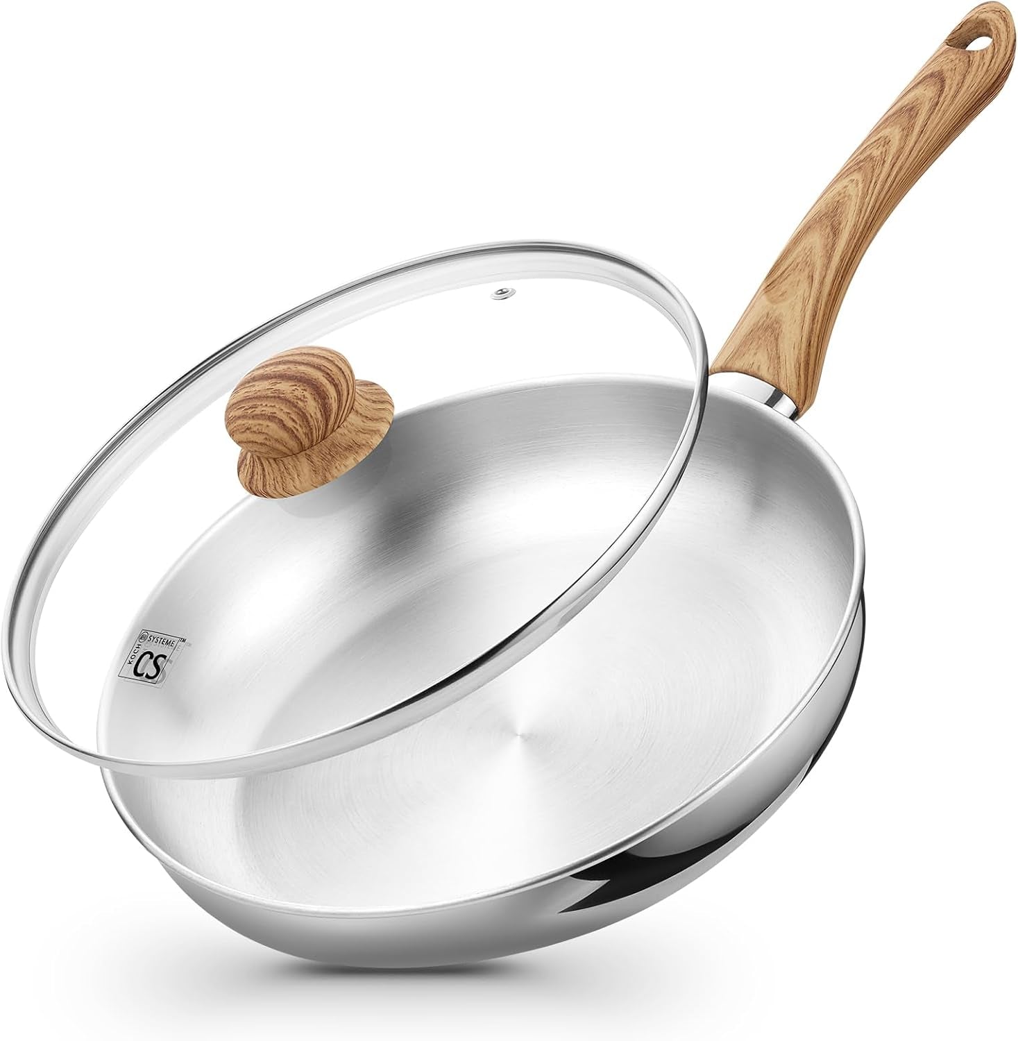 stainless-steel-pan-10-inch-tri-ply-bottom-stainless-steel-frying-pan-with-heat-resistant-bakelite-handle-10-inch-skillet-with-lid-for-cooking-induction-compatible-steel-pan