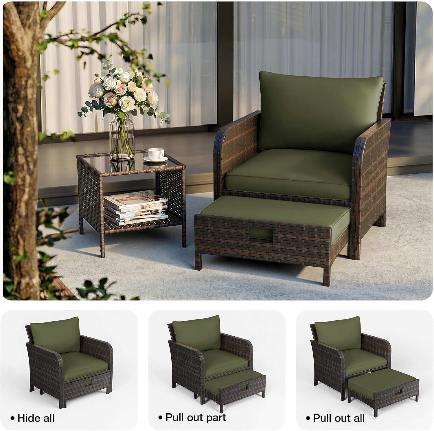 patio-conversation-set-5-piece-balcony-furniture-outdoor-pe-rattan-wicker-lounge-chairs-with-soft-cushions-2-ottomans-glass-table-for-porch-lawn-brown-army-green-cushions