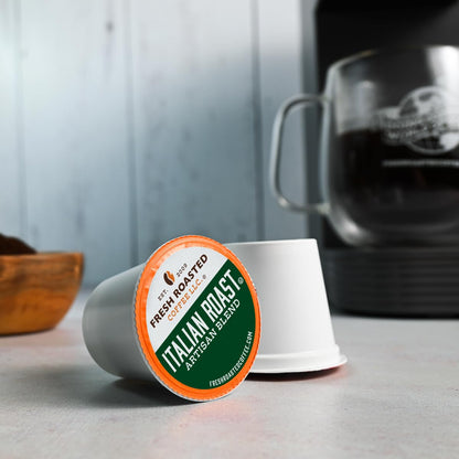 , Italian Roast Dark Coffee K-Cup Pods for Keurig Brewers, Dark Roast, Kosher, 96 Count Loose Pack4