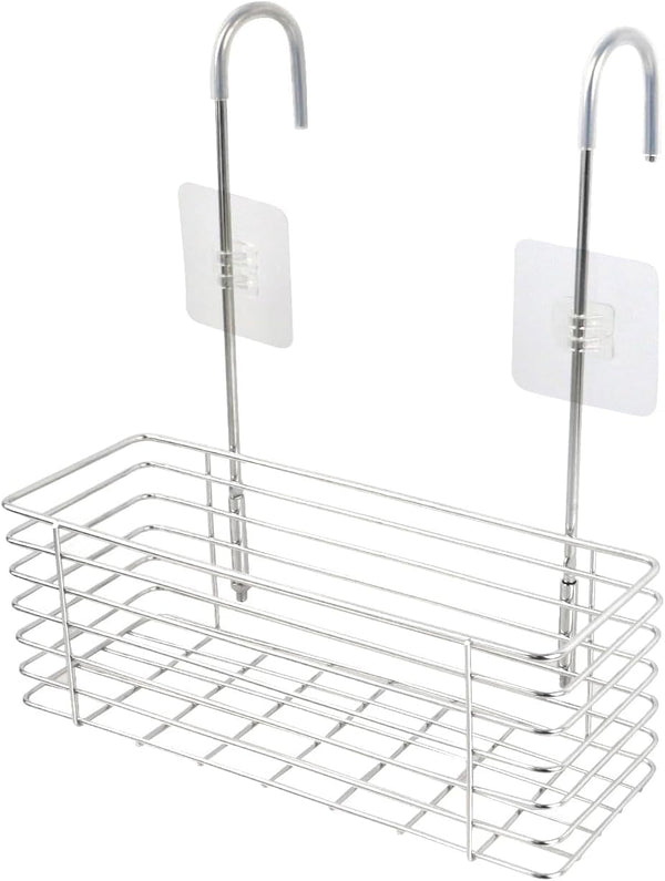 Hanging Shower Rack,Stainless Steel Hook on Hanging Storage Basket9
