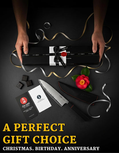 Chef Knife 8 Inch - Hand Forged Kitchen Knife with 67-Layer Japanese Damascus Steel, AUS-10 Core & G10 Handle - Ultra Sharp, Perfectly Balanced Gyuto Knife for Home Chefs and Professionals7