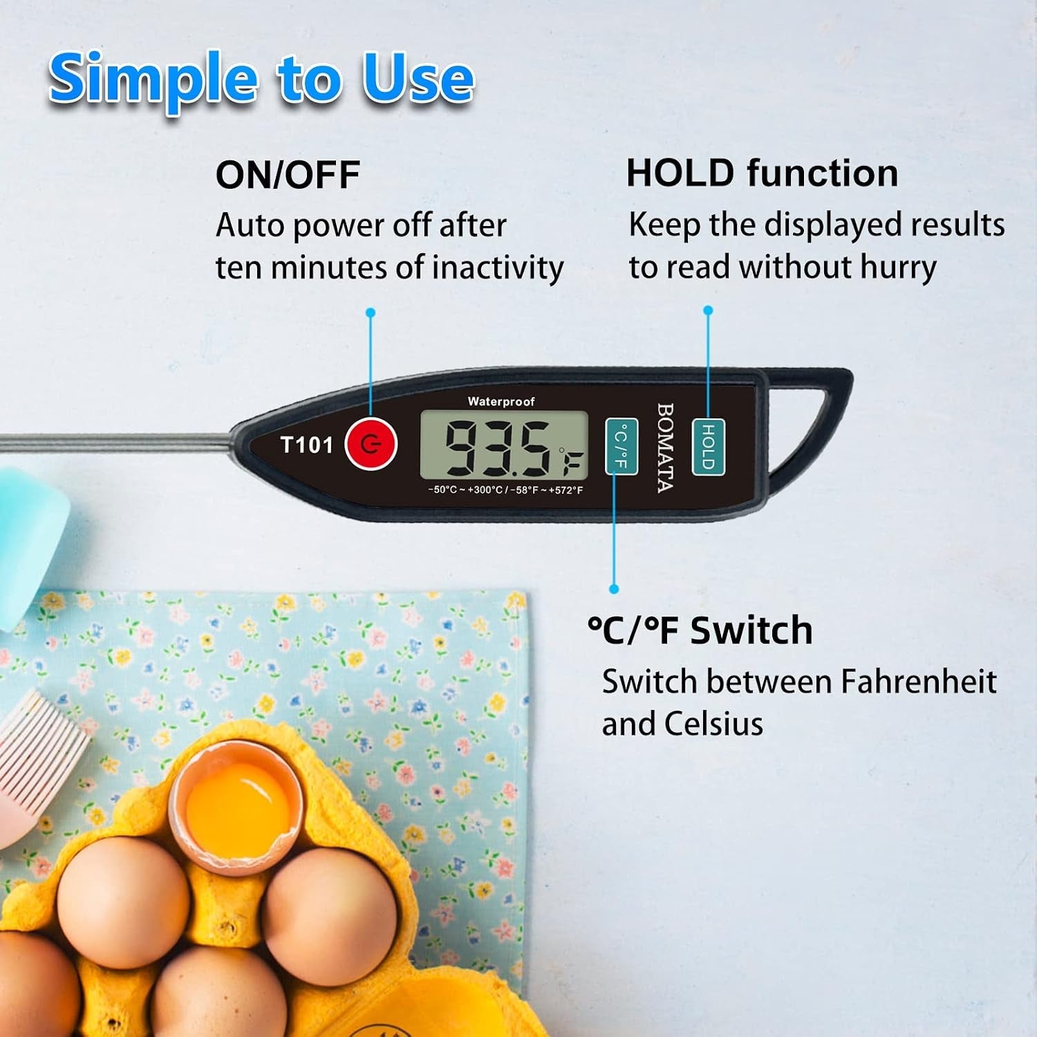 digital-water-thermometer-for-liquid-meat-cooking-ipx7-waterproof-instant-read-food-thermometer-5in-long-probe-for-candle-water-meat-bbq-t101-black-color