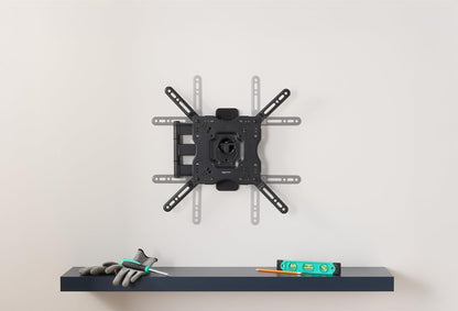 Full Motion Articulating TV Wall Mount, with Swivel and Tilt, for 26" to 55" Tvs and Flat Panels up to 80 Lbs, VESA Compatible, Single Stud, Black6