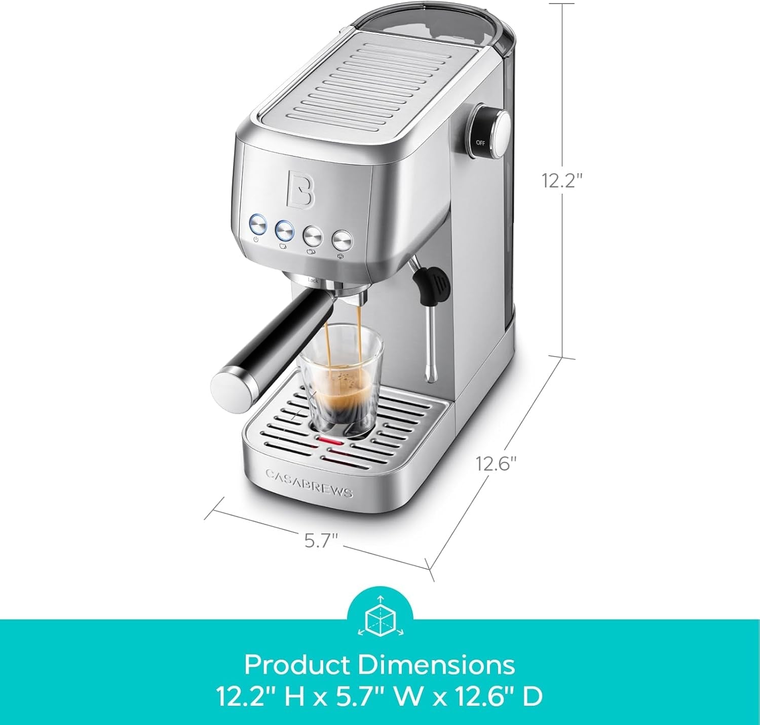 3700-essential-stainless-steel-espresso-machine-with-steam-wand-20-bar-italian-pump-powerful-steam-wand-43-9oz-removable-water-tank-compact-espresso-maker-for-home-cappuccino-latte
