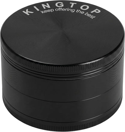 Grinder, Large 3" Zinc Alloy Spice Grinder (Black)1