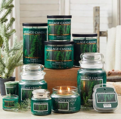Balsam Fir Large Apothecary Jar, Scented Candle, 21.25 Oz., Green3