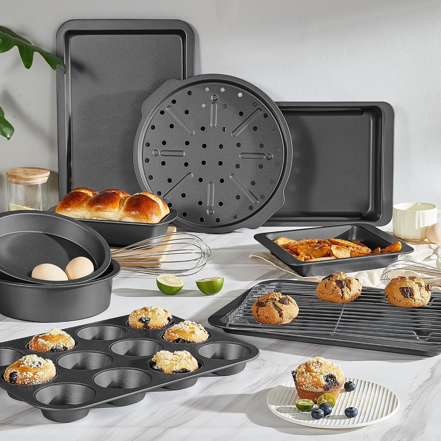 muffin-pan-for-baking-nonstick-cupcake-tin-12-cup-2-pack-cup-cake-tray-premium-cheesecake-pans-dishwasher-safe-dark-grey