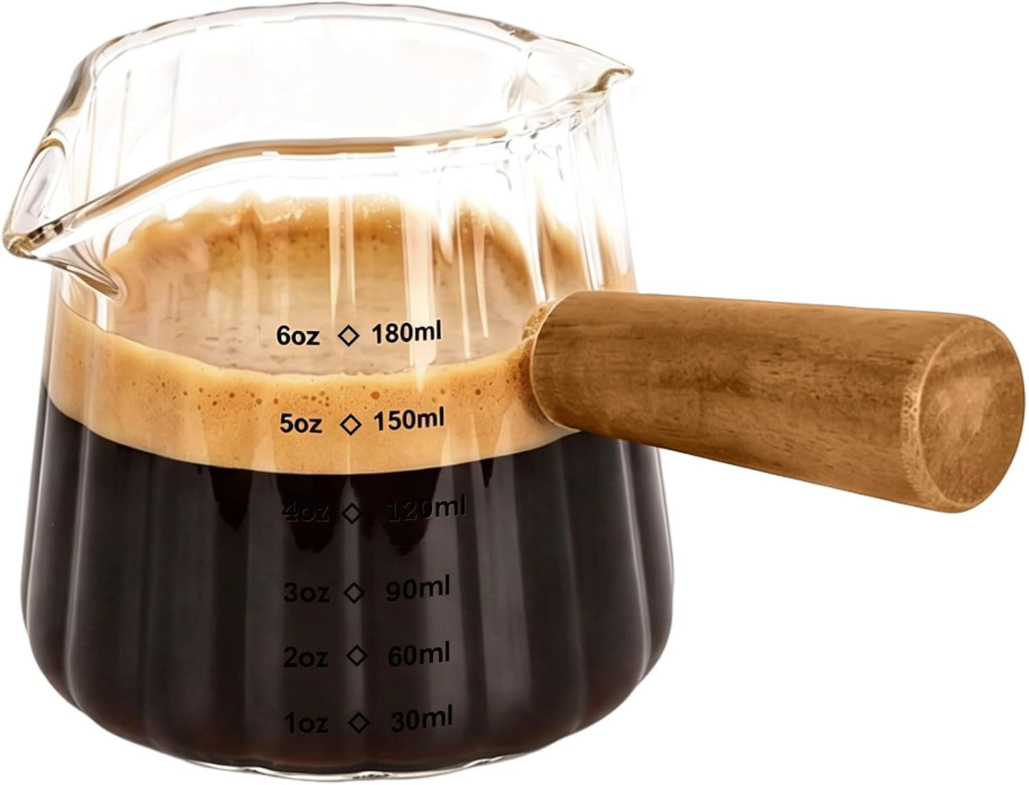 espresso-cups-6-oz-double-spout-espresso-shot-glass-with-wooden-handle-clear-glass-measuring-cup-for-espresso-shots-milk-espresso-accessories-for-coffee-machine