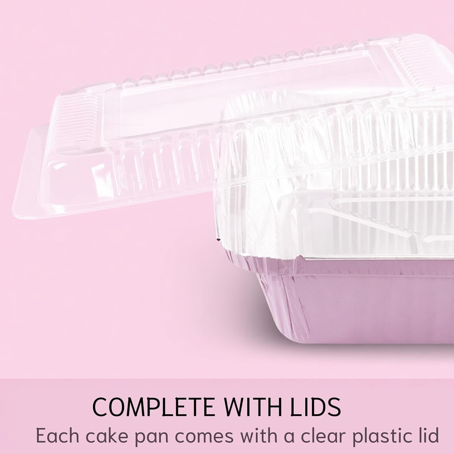 40-pack-8x8-square-aluminum-baking-cake-pans-with-clear-lids-pink-foil-pans-with-lids-disposable-food-containers-great-for-cooking-heating-storing-prepping-food
