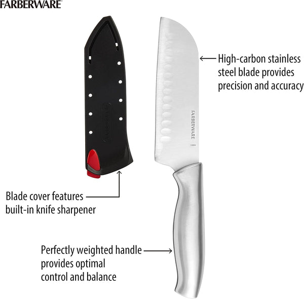 Edgekeeper Self-Sharpening Santoku Knife, 5-Inch, Stainless6