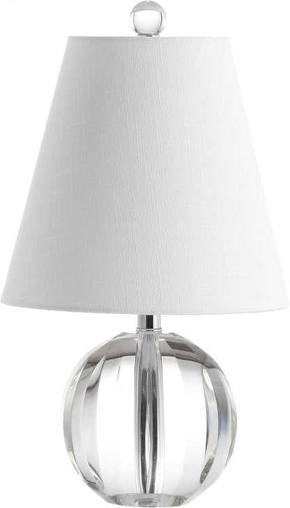 Goddard 16" Crystal Ball Orb Metal LED Table Lamp, Clear8