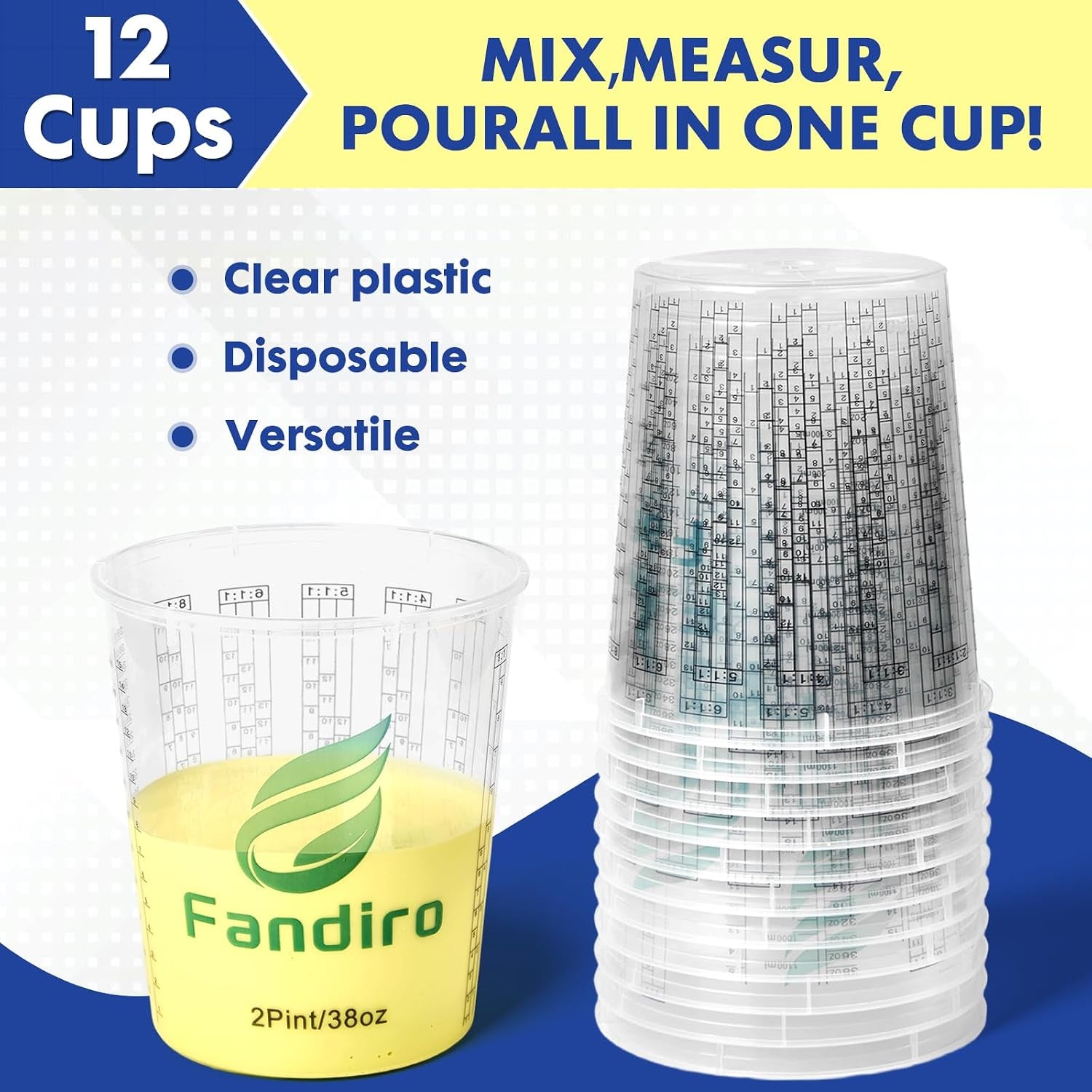 38-ounce12-pack-paint-mixing-cups-accurate-measurements-in-ratios-plastic-graduated-measuring-cups-perfect-for-paint-resin-epoxy-acrylic-pigments-art-diy