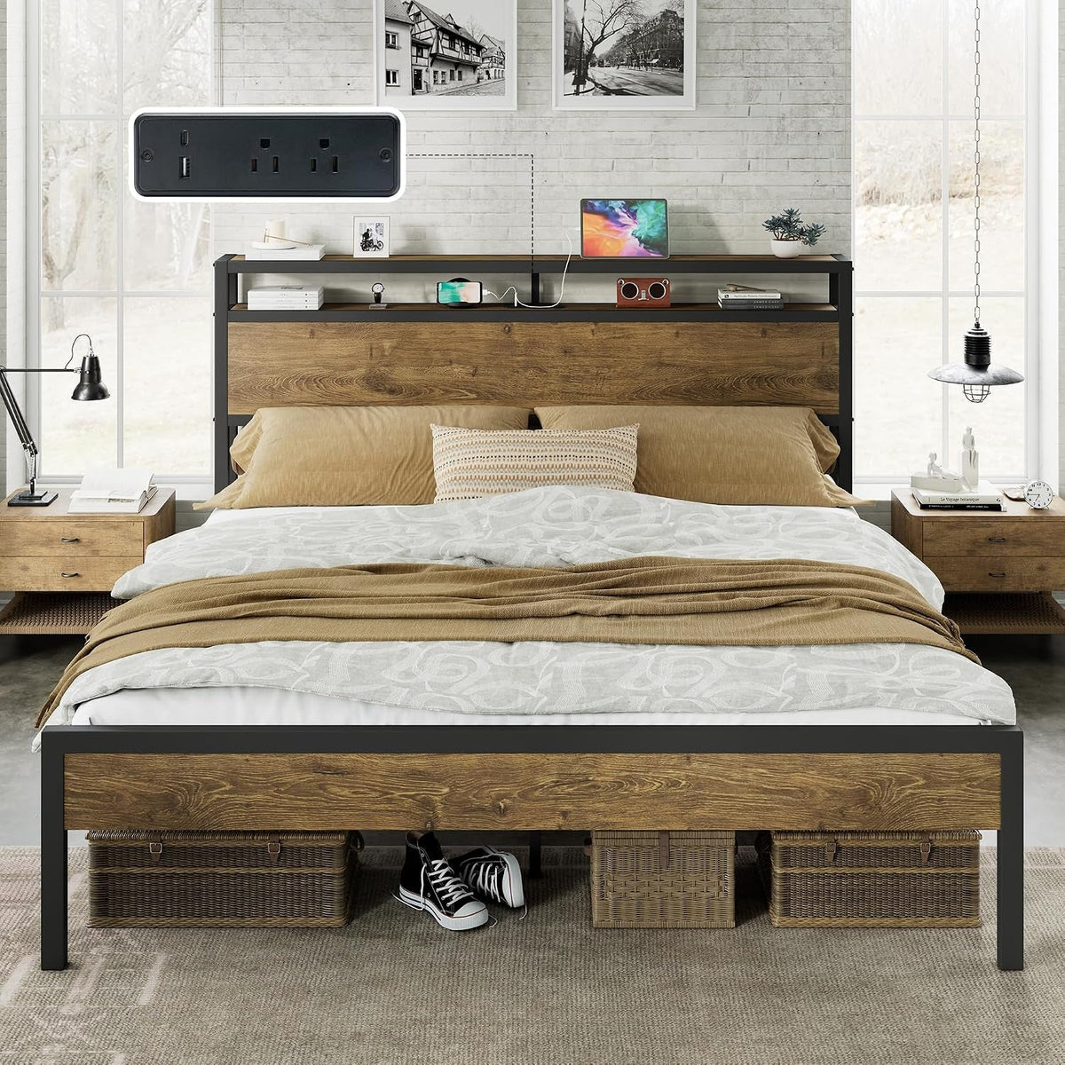 king-size-platform-bed-frame-with-charging-station