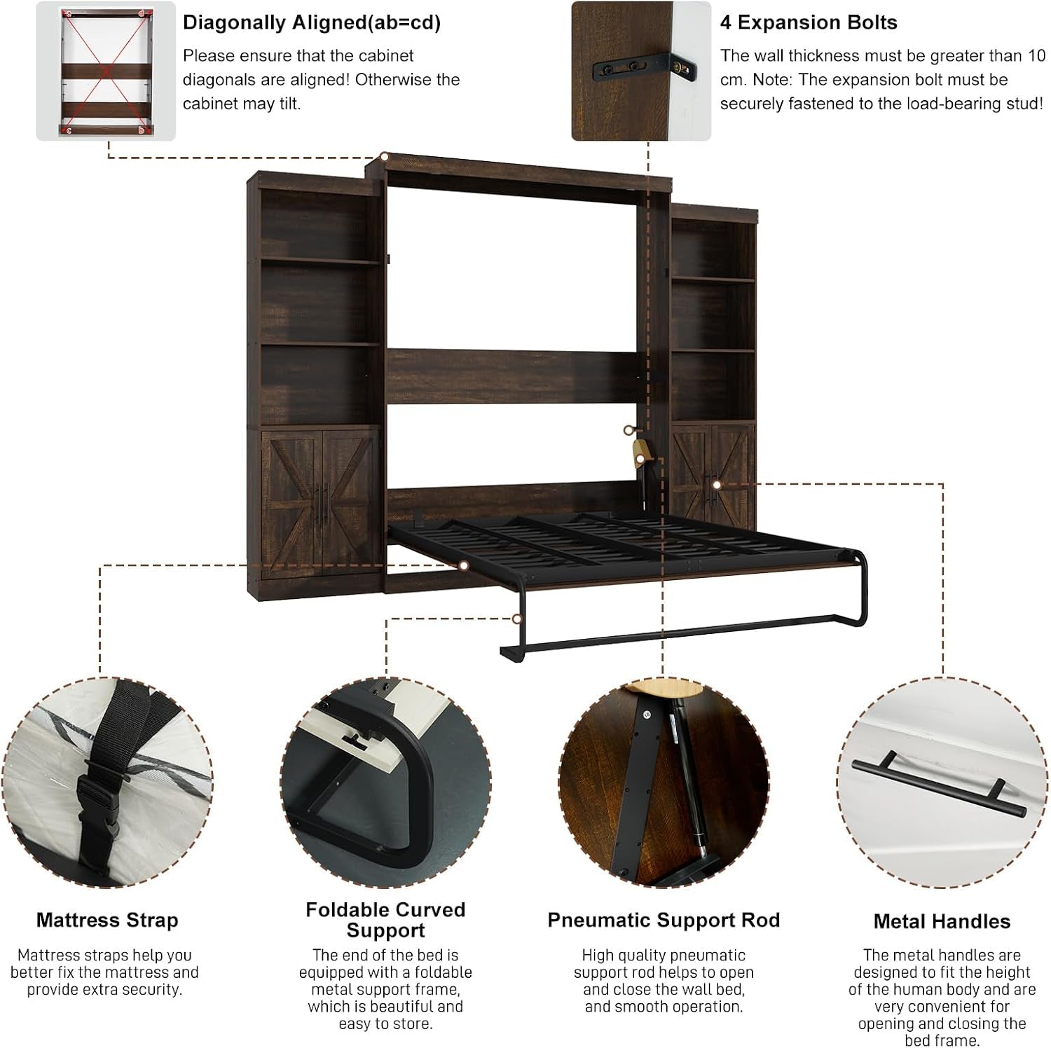 queen-size-murphy-bed-w-2-storage-cabinet-2-led-light-farmhouse-wood-hidden-foldable-wall-bed-frame-storage-bed-cabinet-for-bedroom-office-space-saving-no-box-spring-needed-brown