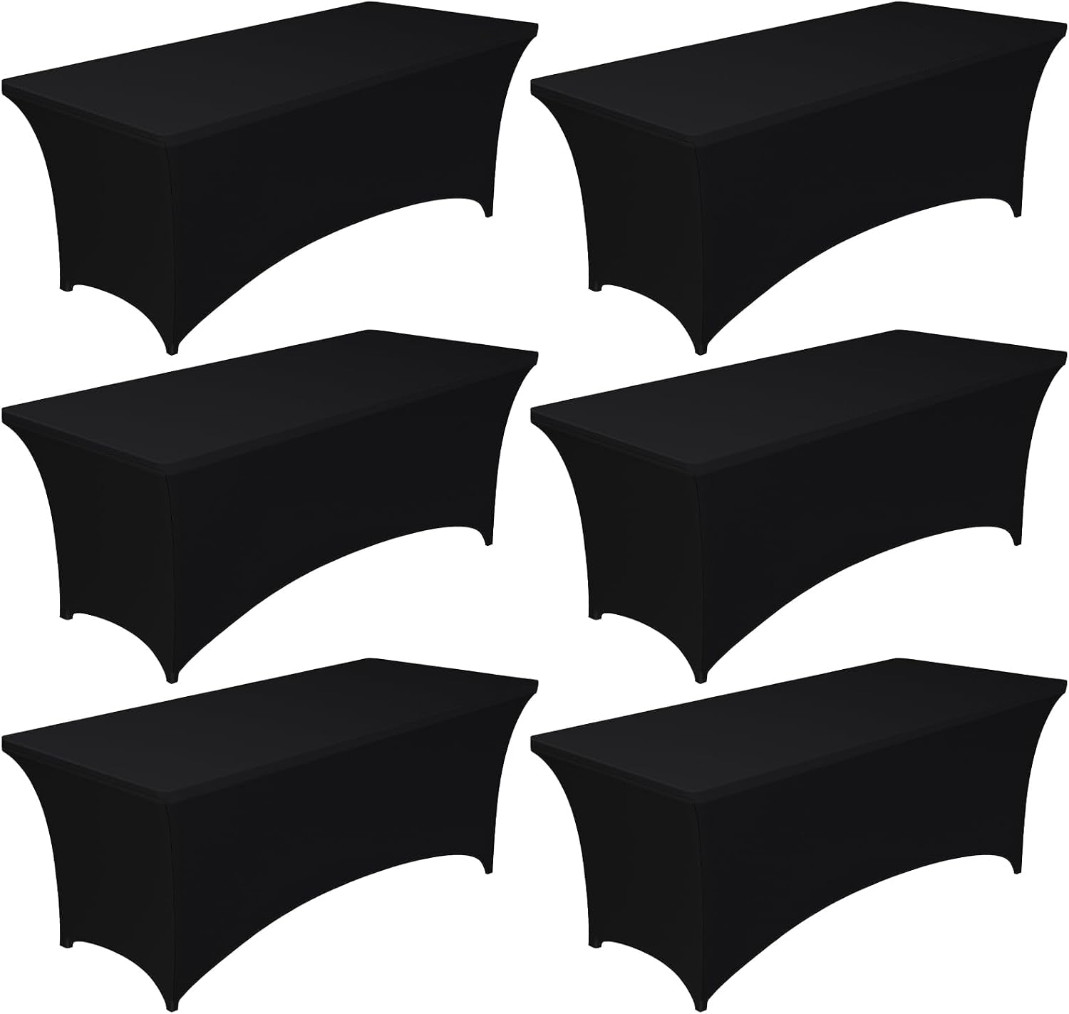 spandex-tablecloth-6ft-6-pack-fitted-and-stretch-table-cover-for-rectangle-tables-wrinkle-resistant-and-secure-fabric-for-outdoor-picnic-party-wedding-banquet-and-birthday-black