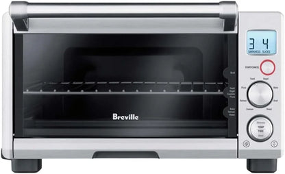 Breville BOV650XL Compact Smart Oven, Brushed Stainless Steel | Evenly Bake, Toast, Broil and More with This Versatile Small Countertop Oven and Toaster Offering 8 Cooking Functions1