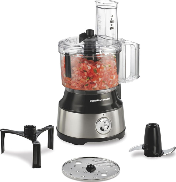 Food Processor & Vegetable Chopper for Slicing, Shredding, Mincing, and Puree, 10 Cups + Easy Clean Bowl Scraper, Stainless Steel (70730)1