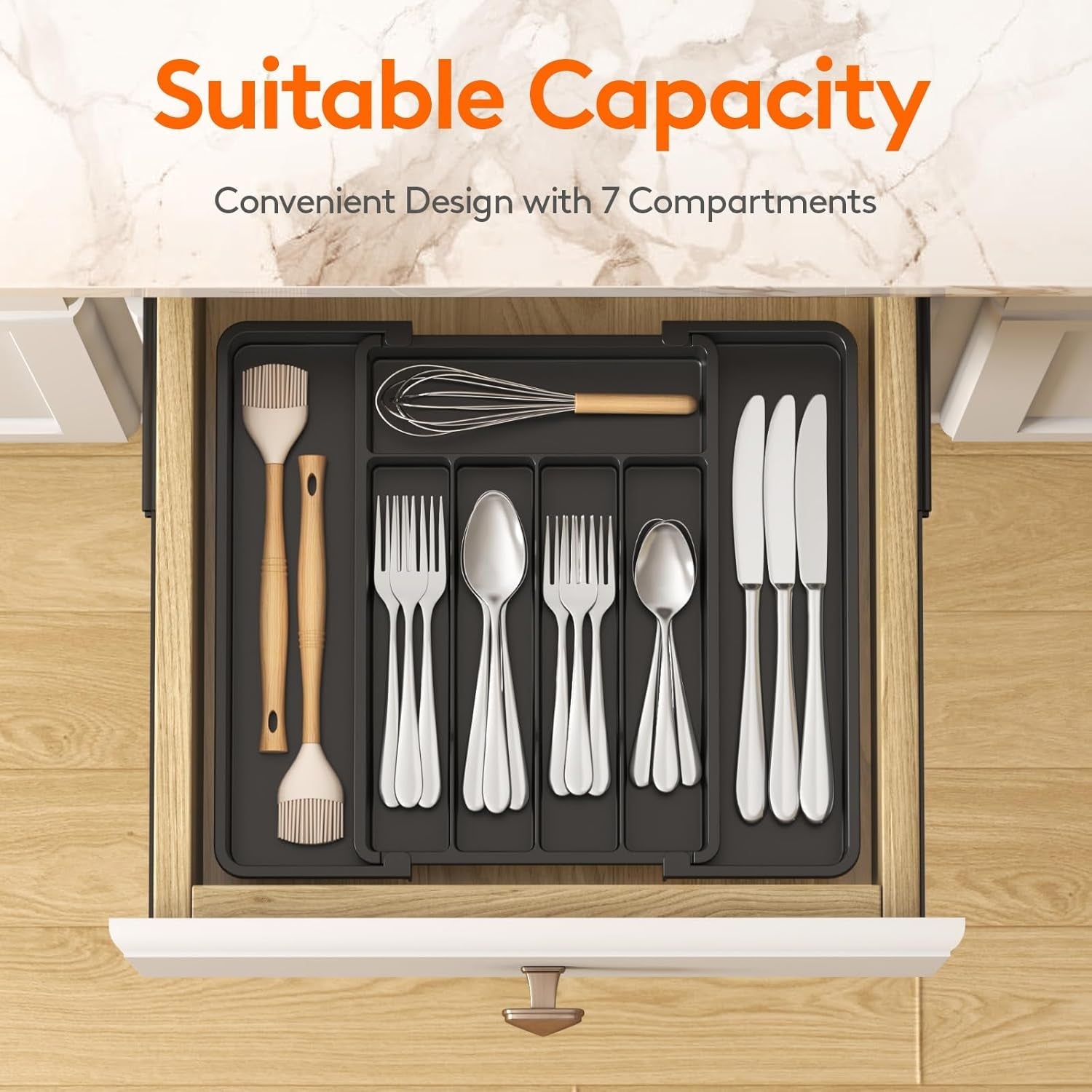 expandable-silverware-drawer-organizer-kitchen-utensil-tray-bpa-free-plastic-flatware-cutlery-holder-space-saving-storage-for-spoons-forks-knives-8-13-8-x-11-2-x-1-4-black
