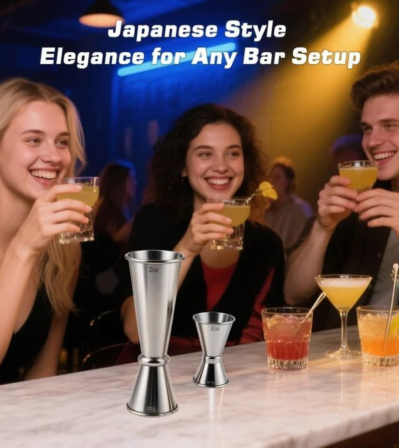 2-pack-stainless-steel-cocktail-jiggers-japanese-style-double-measuring-cups-for-bartending-1oz-2oz-0-5oz-1oz