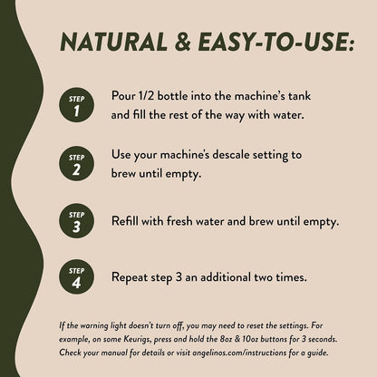 Universal Descaling Solution for Keurig, Nespresso, Breville, Delonghi & Ninja (2 Uses) – Professional Coffee Descaler & Cleaner – Removes Limescale to Restore Flow & Temp – Odorless & Residue-Free4