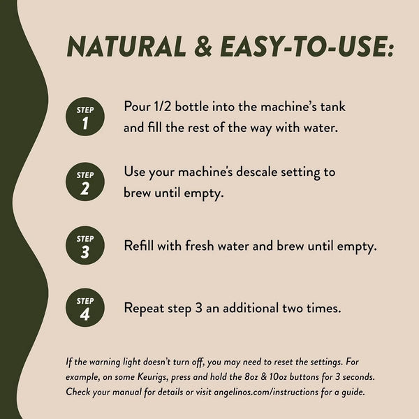 Universal Descaling Solution for Keurig, Nespresso, Breville, Delonghi & Ninja (2 Uses) – Professional Coffee Descaler & Cleaner – Removes Limescale to Restore Flow & Temp – Odorless & Residue-Free4
