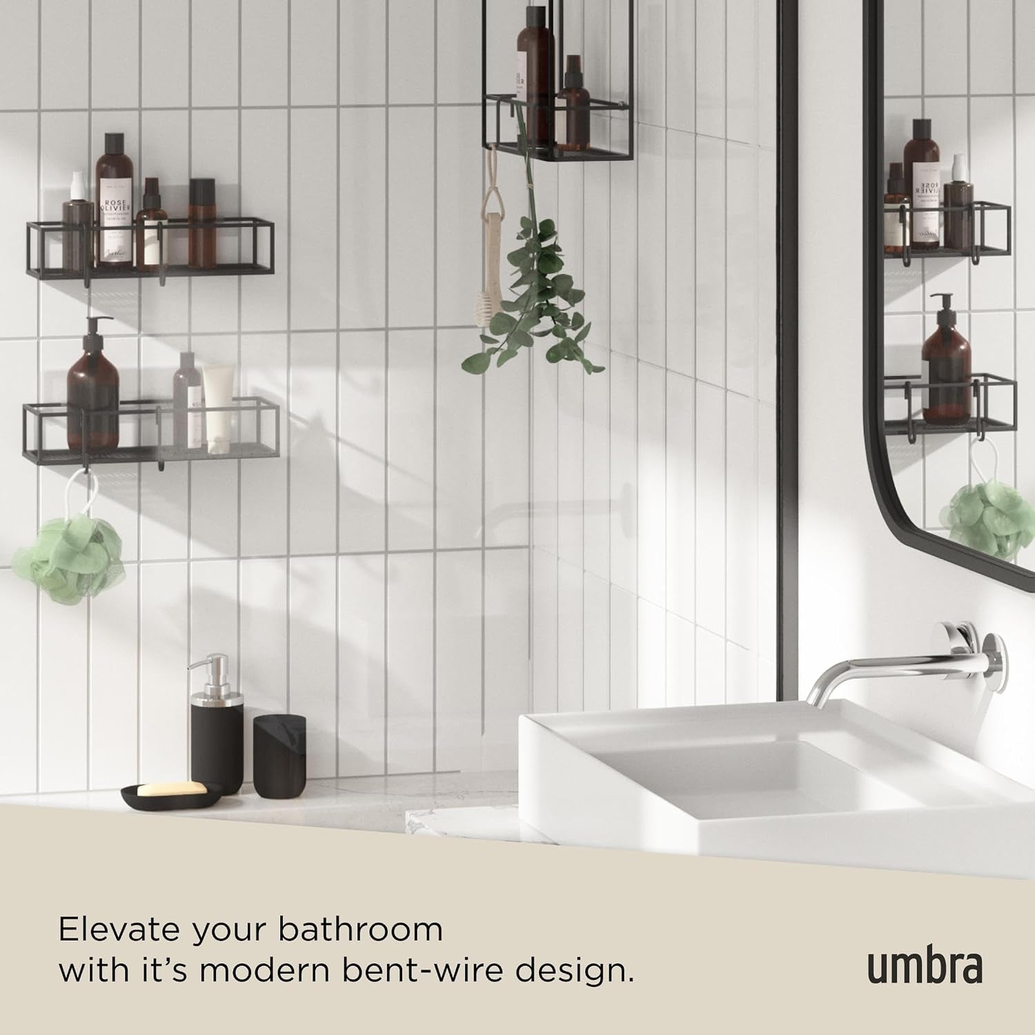 cubiko-shower-caddy-metal-floating-adhesive-set-of-2-black