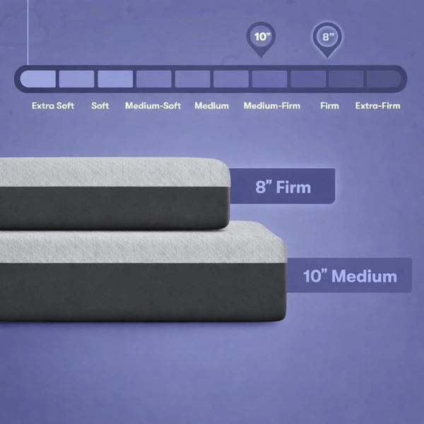 10 Inch RV Short Queen Mattress, Made in the USA, Certipur-Us®, Oeko-Tex®, and Fiberglass-Free™ Certified Cooling Memory Foam Camper Bed - Medium4