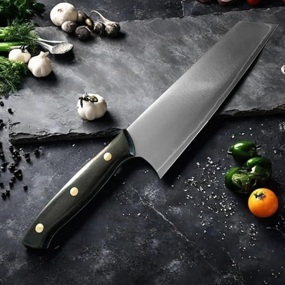 Meat Cleaver, Steel Japanese Slicing Knives Sushi Knife Professional Kiritsuke Knives Kitchen Cooking Cutter3