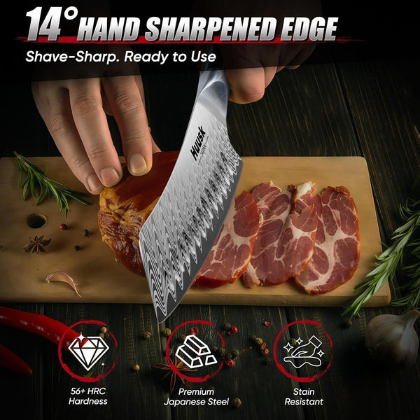 Japanese Santoku Knife 7" - Professional Chef Knife for Kitchen3