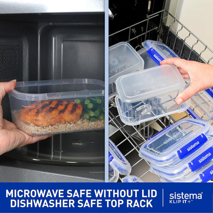 KLIP IT Large 7L Food Storage Container, Airtight & Stackable, Dishwasher, Freezer, & Microwave-Safe, Bpa-Free5