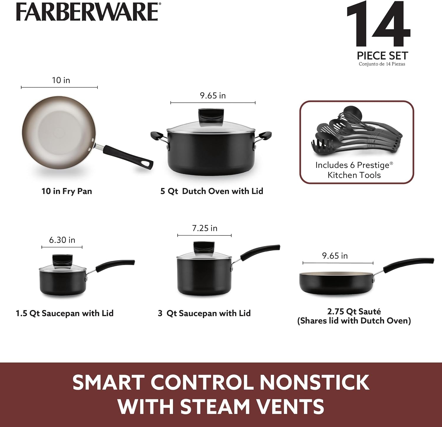 smart-control-nonstick-cookware-pots-and-pans-set-14-piece-black