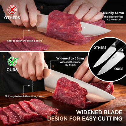 Chef Knife 8 Inch Chopping Knife High Carbon Stainless Steel4