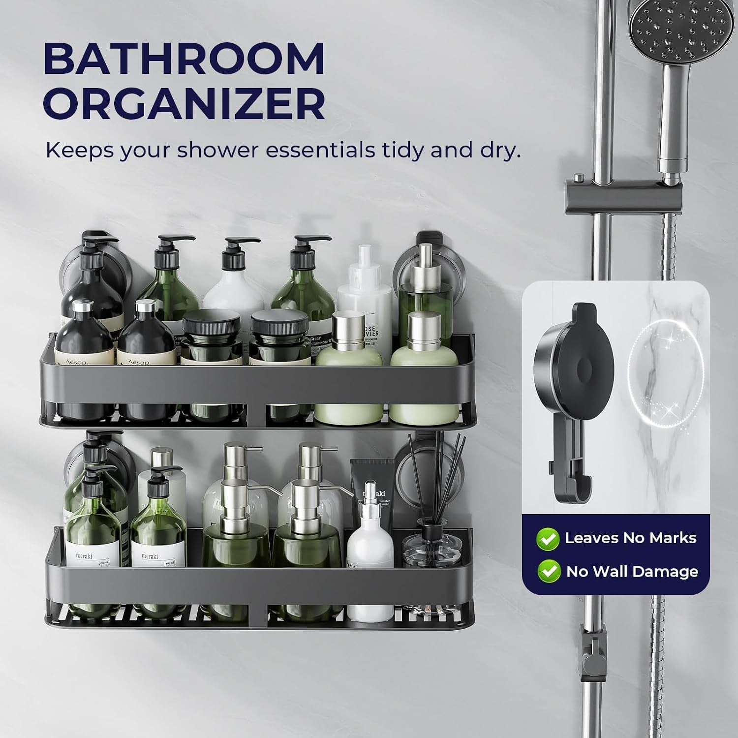 shower-caddy-suction-cup-2-pack-suction-shower-organizer-no-drilling-rustproof-shelves-for-bathroom-kitchen-home-decor-heavy-duty-bathroom-organizer-with-large-capacity-15-7-inch-no-bar