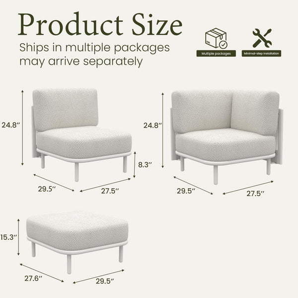 7 Pieces Patio Furniture Set7