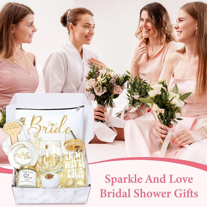 Bridal Shower Gifts for Bride to Be Gift Box Unique Bride Gift for Bachelorette Party Popular Bachelorette Gifts for Brides Just Married Engagement Wedding Presents Set for Women Her Wifey Future Mrs8