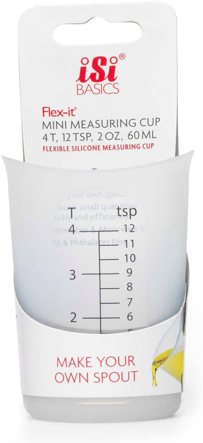 Mini Measuring Cup Flexible Silicone, 2-Ounce, Clear1