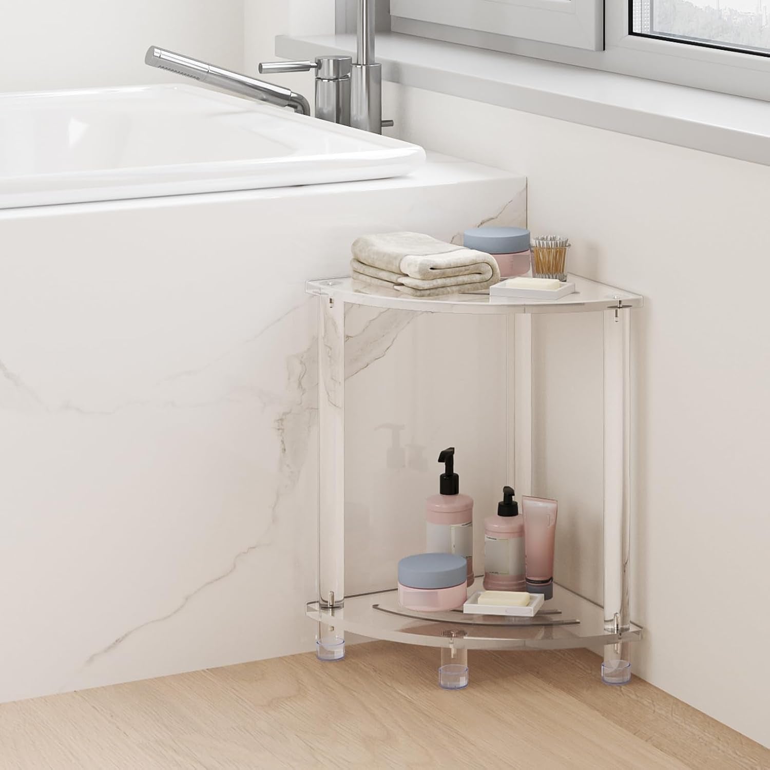 acrylic-corner-shower-stool-for-inside-shower-clear-small-shower-bench-for-shaving-legs-seating-waterproof-heavy-duty-assemble-modern-clear-11-81-d-x-11-81-w-x-18-11-h