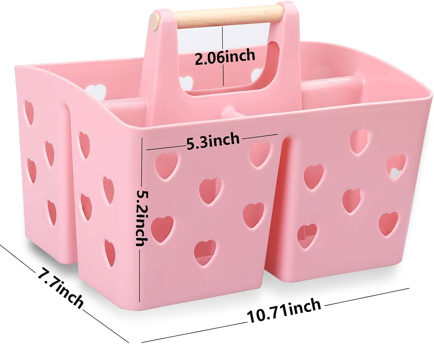 portable-shower-caddy-plastic-shower-basket-organizer-with-handle-pink