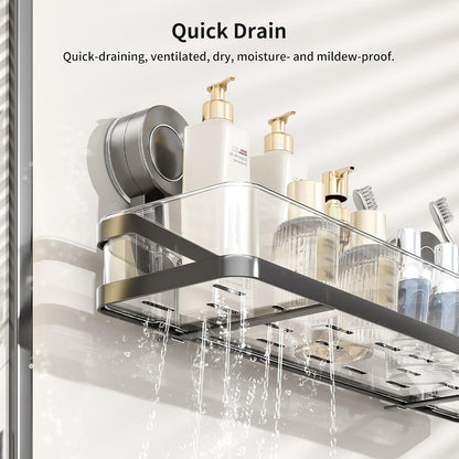 Shower Caddy Suction Cup, Bathroom Organizer Shelf4
